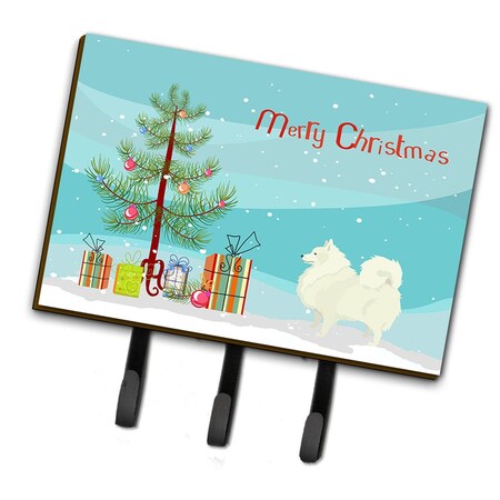 Carolines Treasures Spitz Christmas Tree Leash or Key Holder CK3565TH68